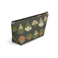 Frond Accessory Pouch w T-bottom in Green